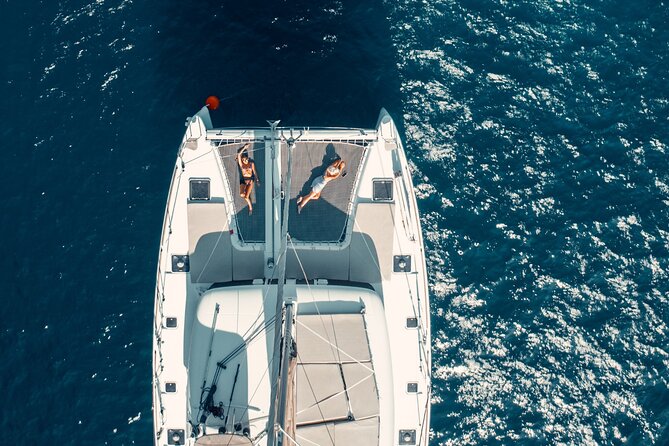 Romantic Sunset Catamaran Caldera Cruise incl. Meal & Drinks - Group Size and Vibe: Romantic Label vs. Reality on a Live Boat
