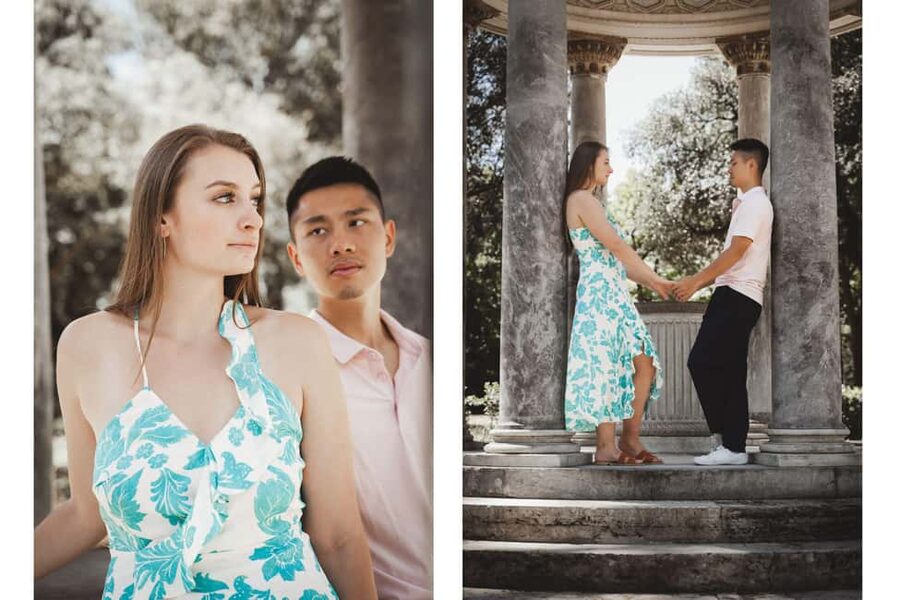 Rome: Romantic Couple Photoshoot at Villa Borghese - Pros, cons, and the one thing to watch