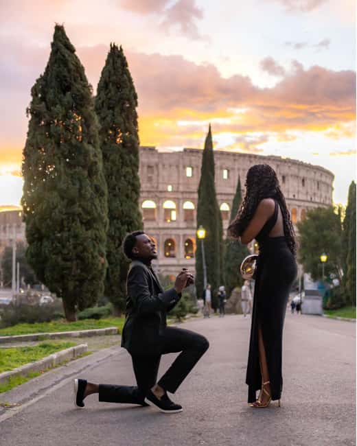 Rome: Romantic Proposal PhotoShoot - Giardinetto del Monte Oppio: the 15-minute photo stop that counts