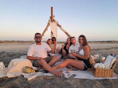 Sal: Romantic Sunset Escape with Wine and Roundtrip Transfer - The boho beach setup: where comfort meets atmosphere
