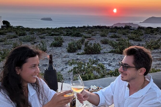 Santorini Honey Moon Romantic Private Sunset Wine Tour - Venetsanos Winery or Santo Wines: Sunset Wine With Cheese and Cold Cuts