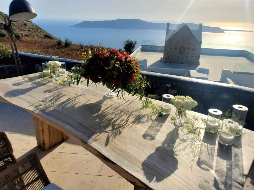 Santorini: Private Romantic Sunset Dinner with Caldera View - Service that keeps the evening calm (and explains what you’re eating)
