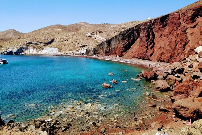 Santorini Private Romantic Tour with Dinner & Wine Tasting - Three Bells of Fira and Firostefani’s Blue Dome Photo
