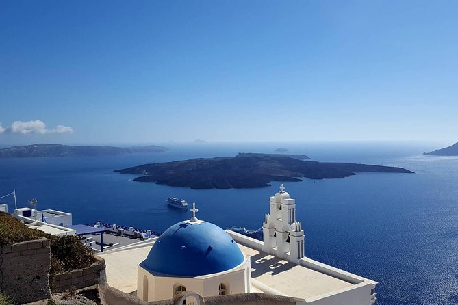 Santorini Private Romantic Tour with Dinner & Wine Tasting - Santo Wines Winery: Four Wines, Local Bites, and Volcano Views
