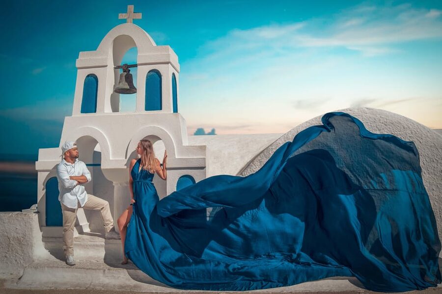 Santorini: Proposal Photoshoot l Private Entry to blue Dome - Key things I’d focus on before you book