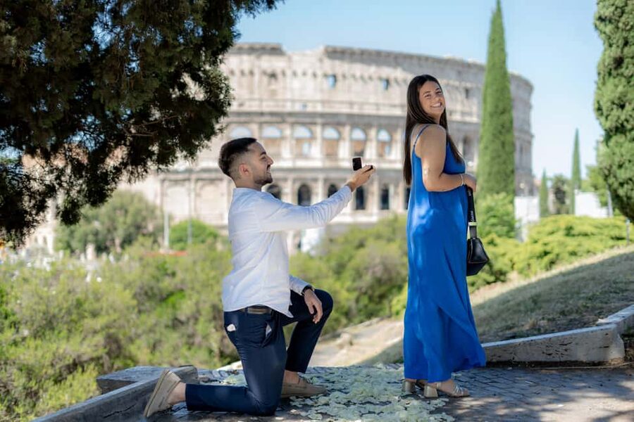 Secret Proposal Photoshoot in Rome + Reel - Quick hits before you say yes