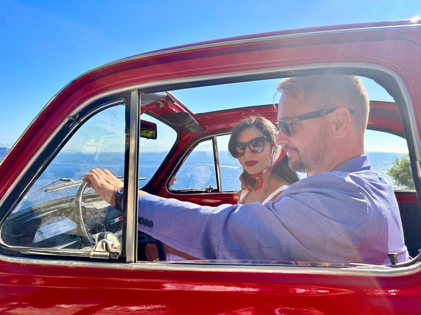 Sorrento Coast Couples Photo Tour by Vintage Fiat 500 - Key things to know before you go