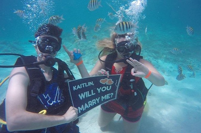 Underwater Marriage Proposal - Private Beach Time: Alone Together After the Big Moment