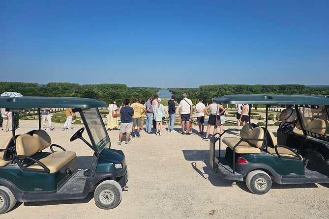 Versailles Golf Cart Guided Tour and Romantic Boat with Champagne - Price and Value at about $191.45: what you’re buying with your money